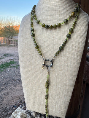 Peridot Signature Wrap Necklace