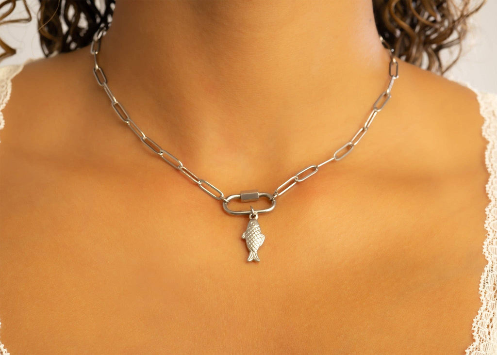 Stainless Steel Fish Charm