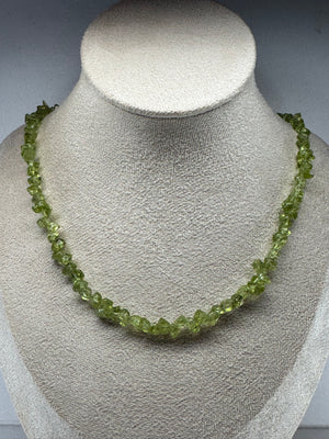 Peridot Chip Necklace