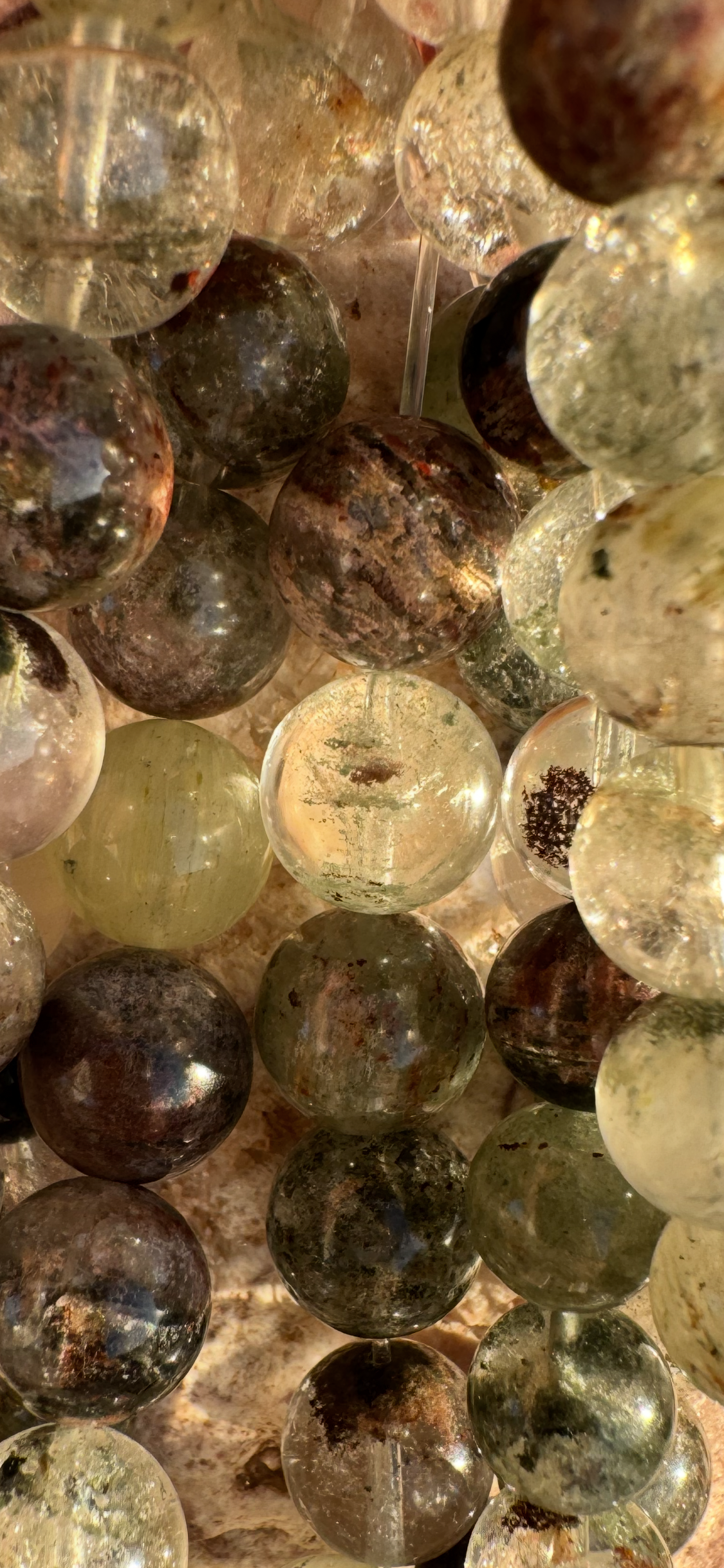 Rutilated Phantom Quartz