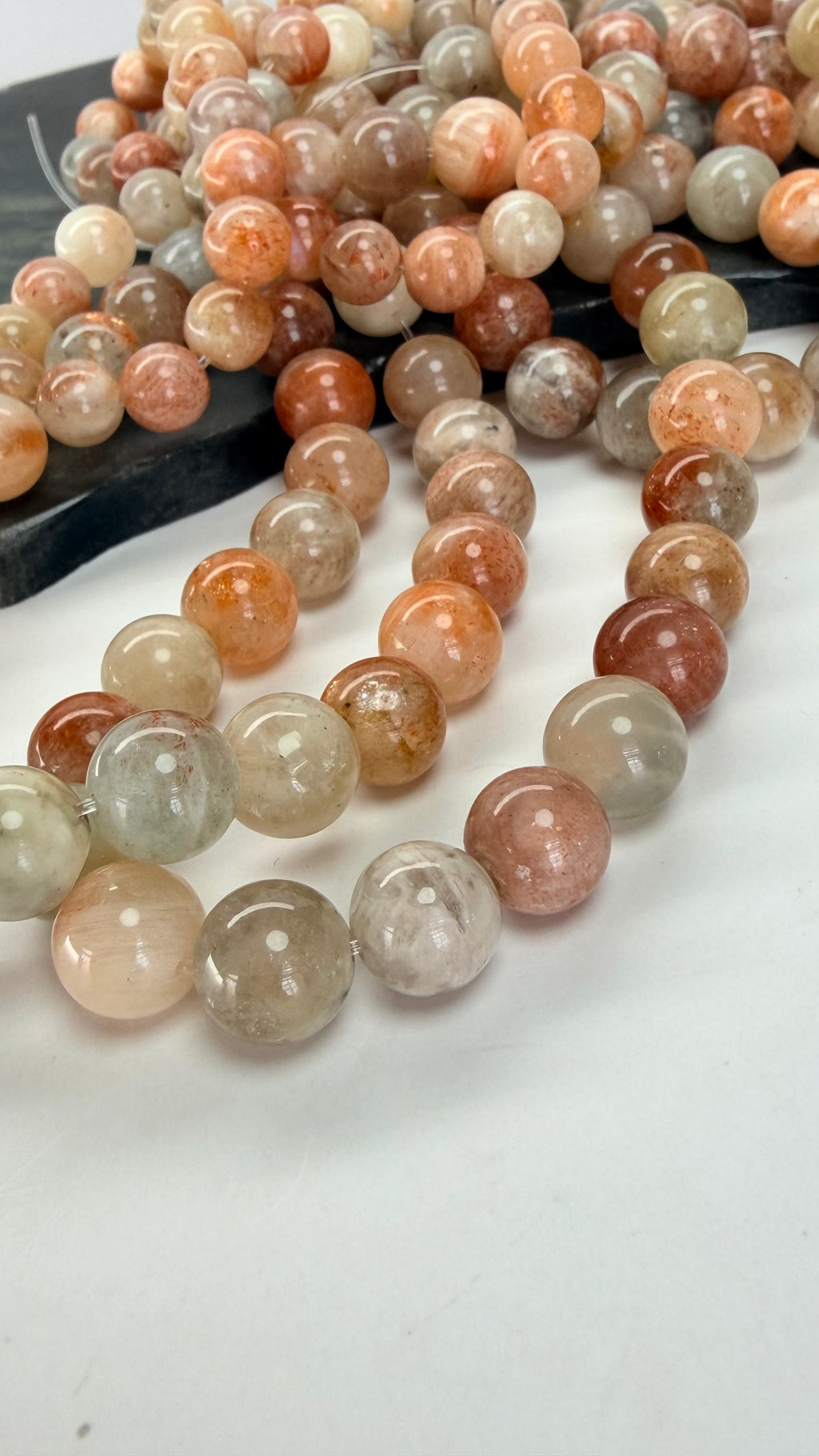 Fire Sunstone with Feldspar Variations