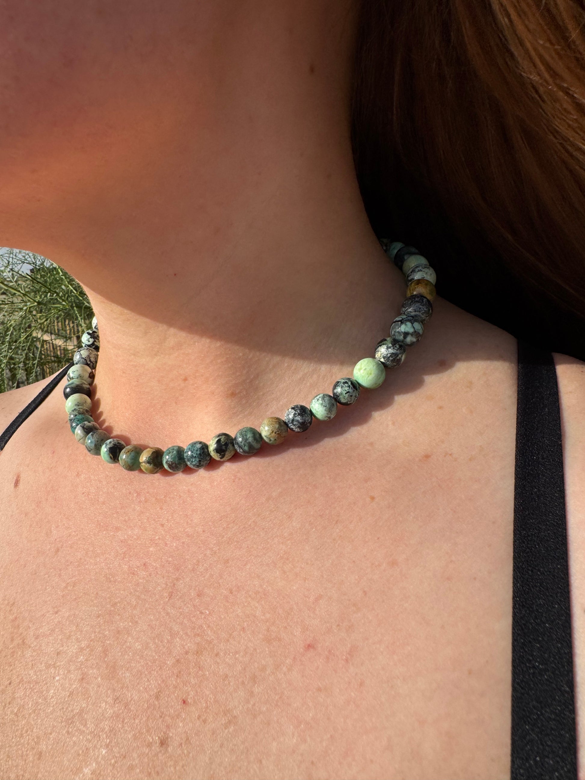 Natural Variscite Gemstone Necklace