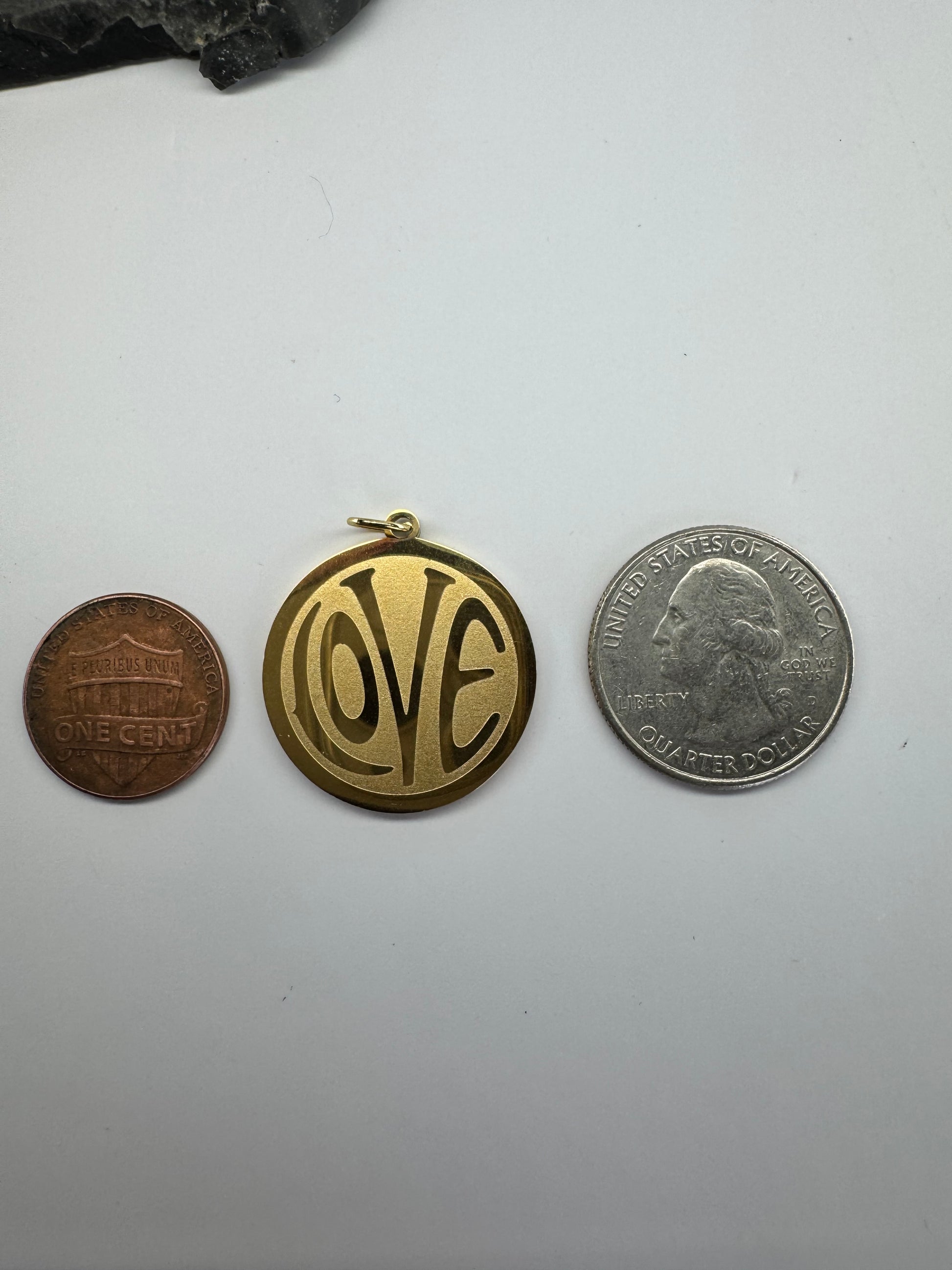 Gold Fill “LOVE” Pendant