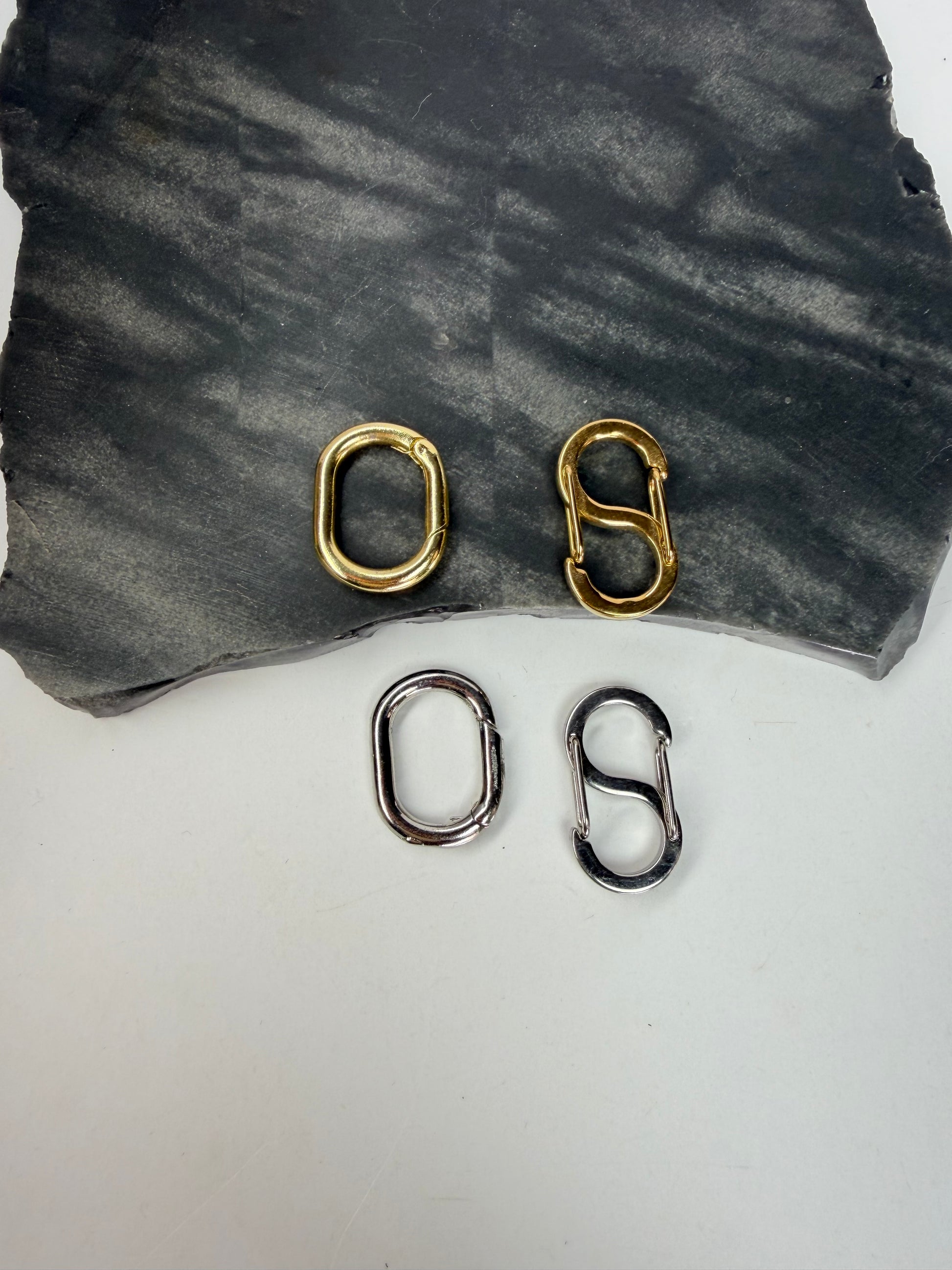 Medium - Large:  Stone pendant Clasps