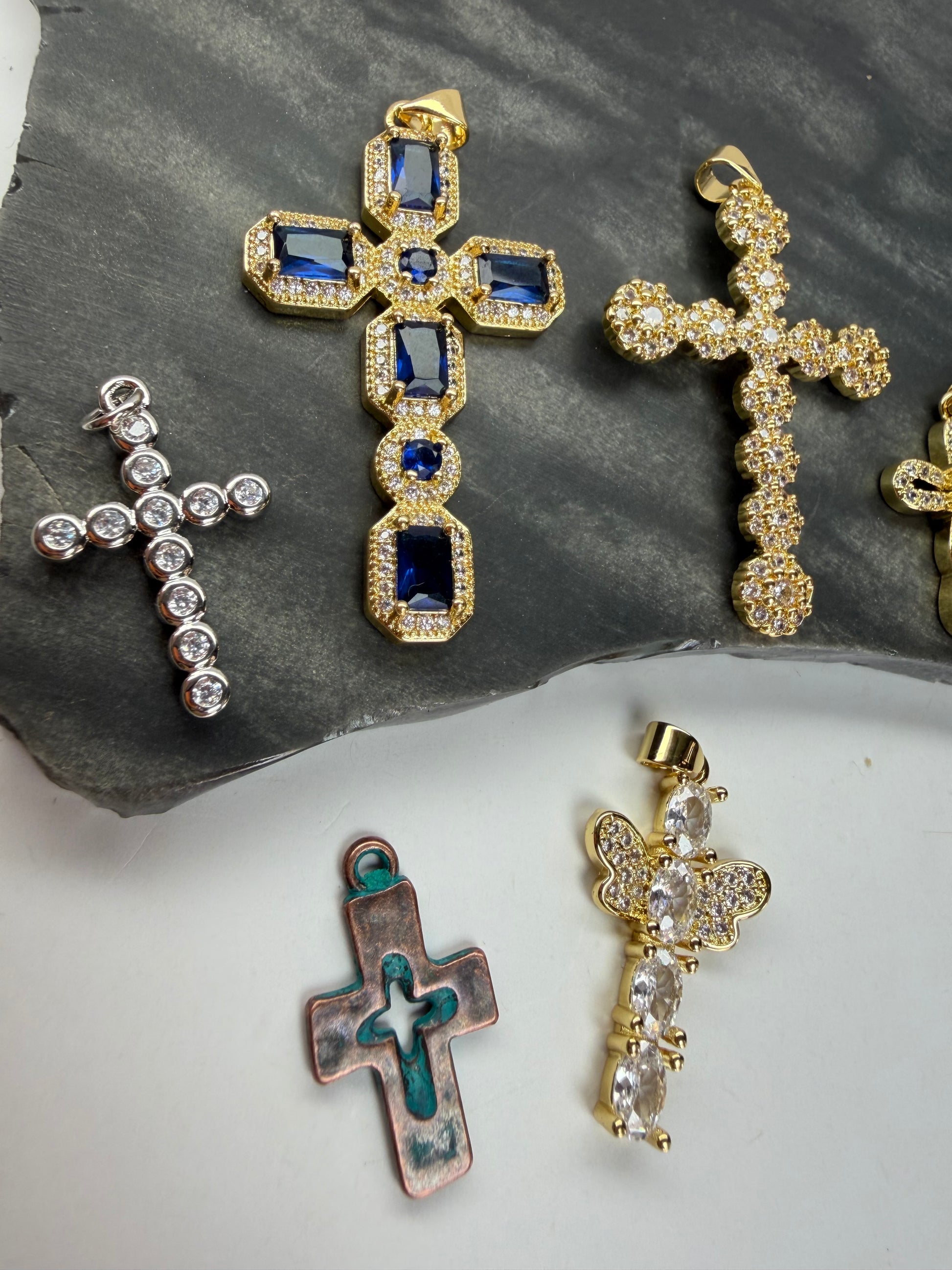Elevated Cross & Charm Collection