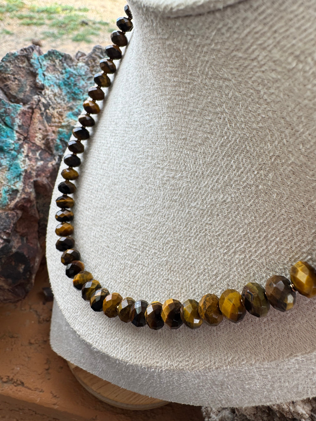 Tiger's Eye Faceted Necklace