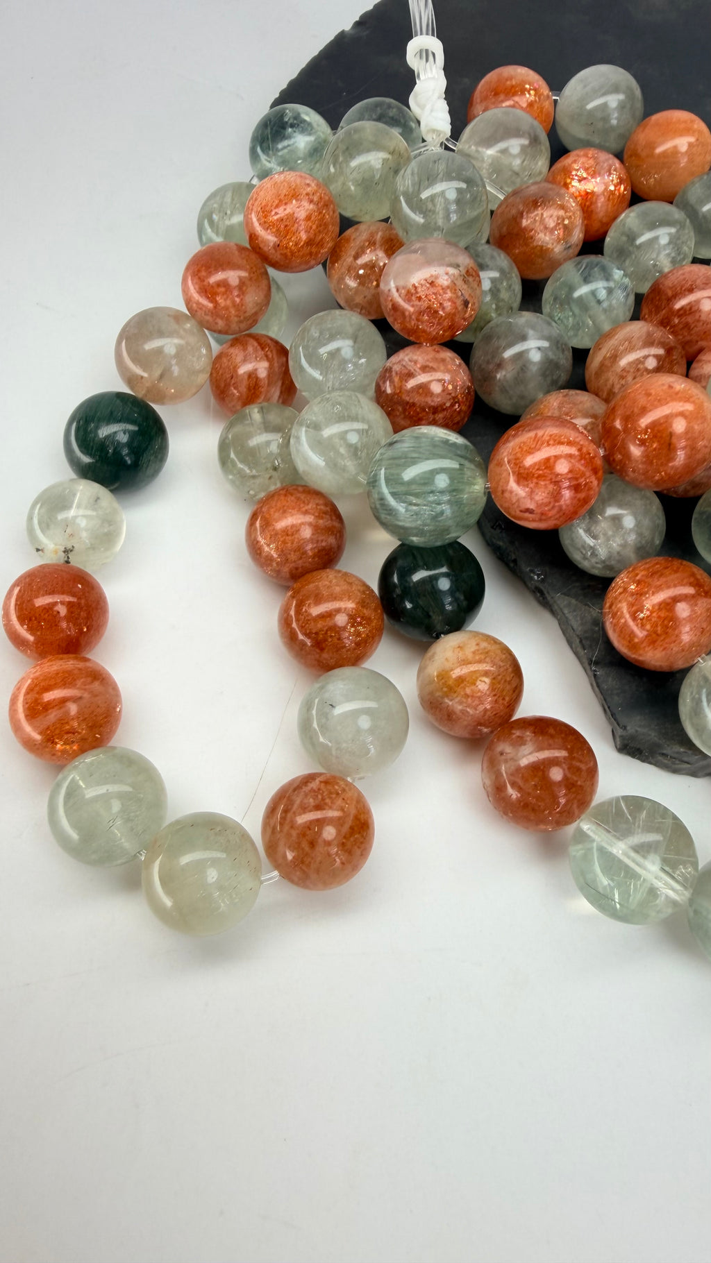 Fire Sunstone with Feldspar Variations