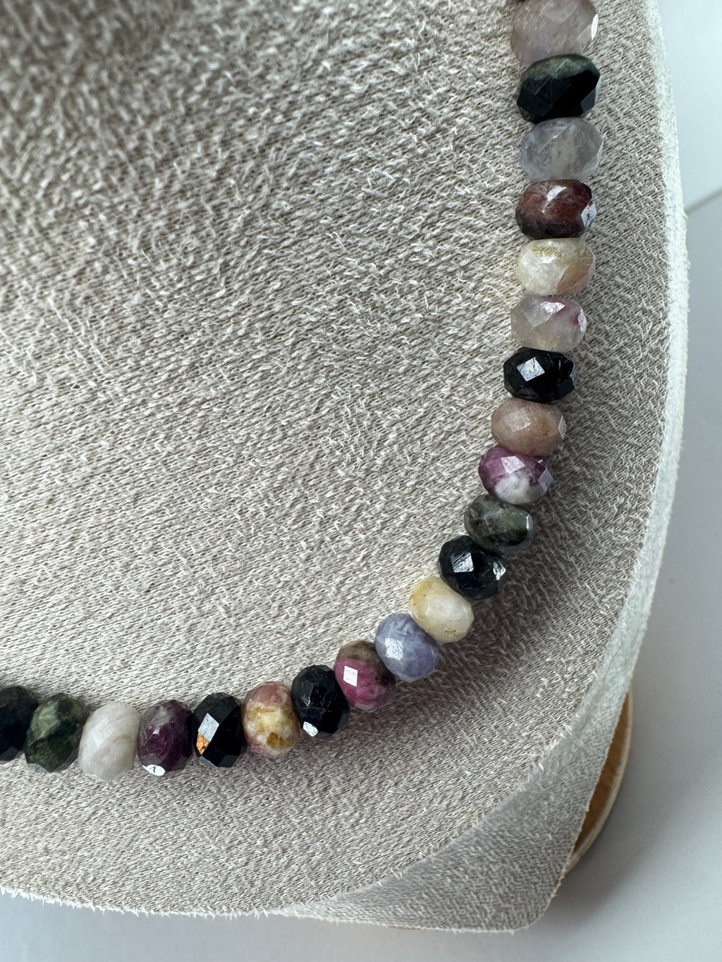 Multicolor Tourmaline Faceted Necklace