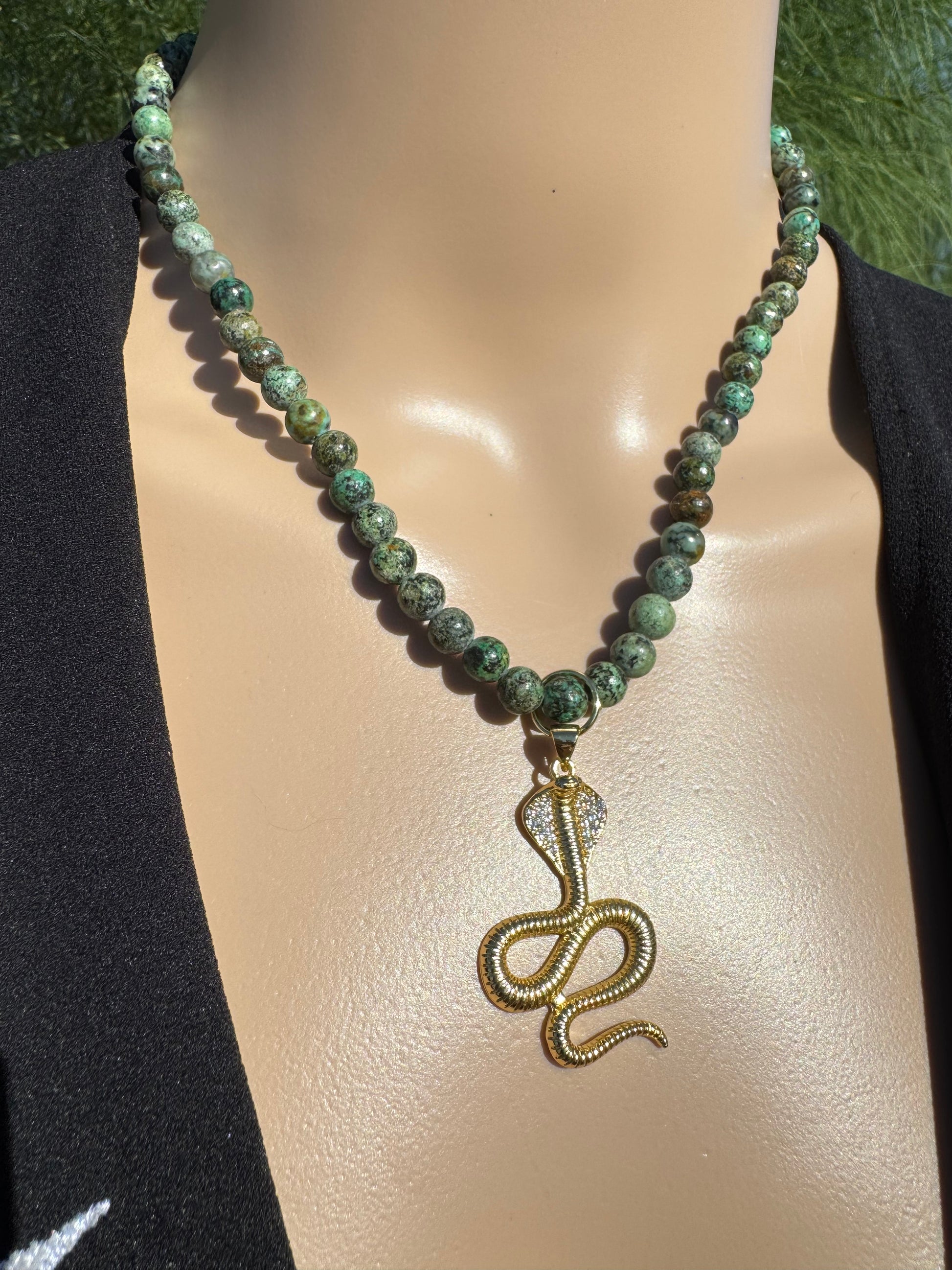 Simple Handmade Gemstone Necklaces – 16” (with 2” extender)