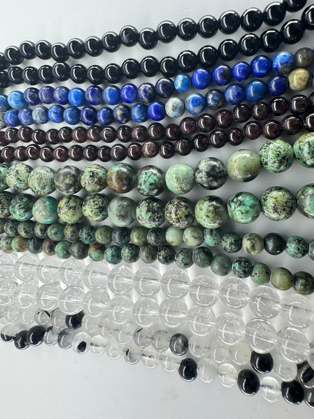 Simple Handmade Gemstone Necklaces – 16” (with 2” extender)