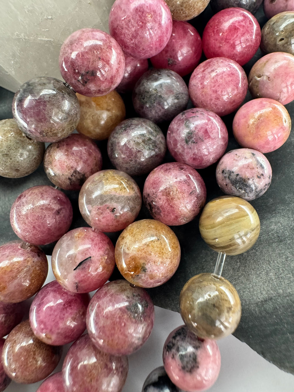 Rhodonite with Matrix