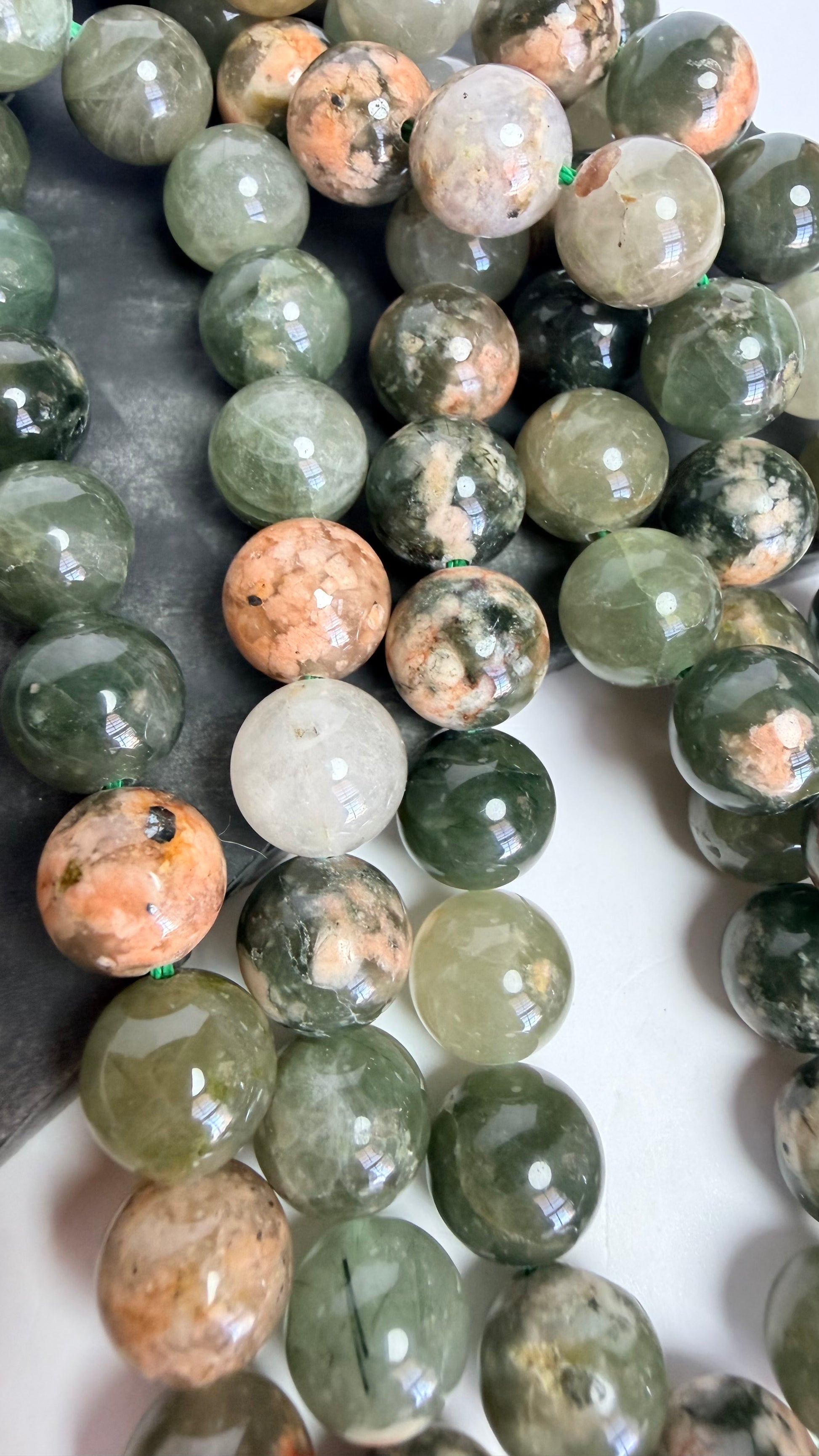 Natural Cherry Blossom Landscape Quartz (Lodolite)