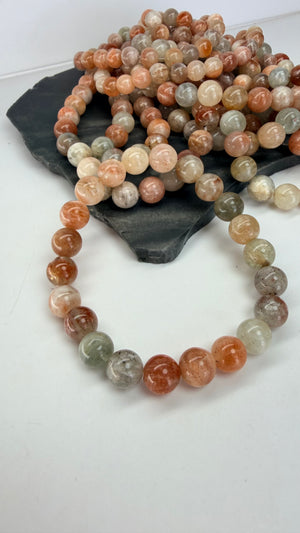 Fire Sunstone with Feldspar Variations