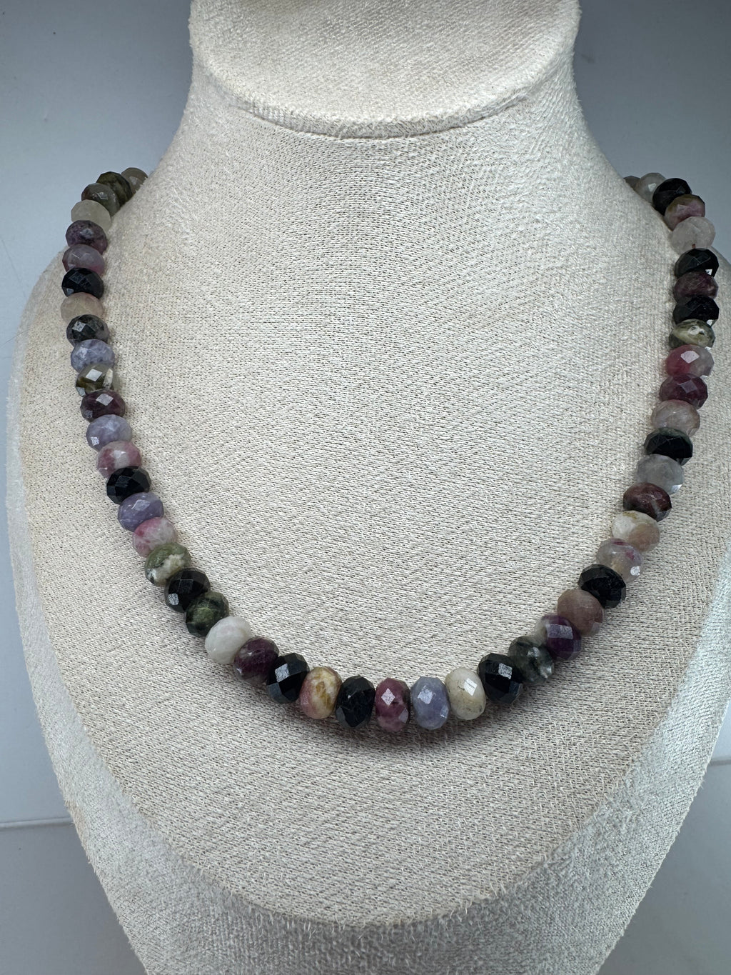 Multicolor Tourmaline Faceted Necklace