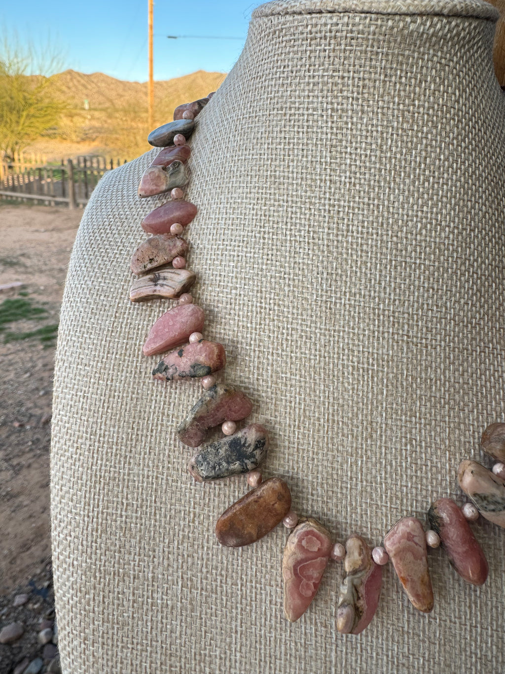 Rhodochrosite Necklace