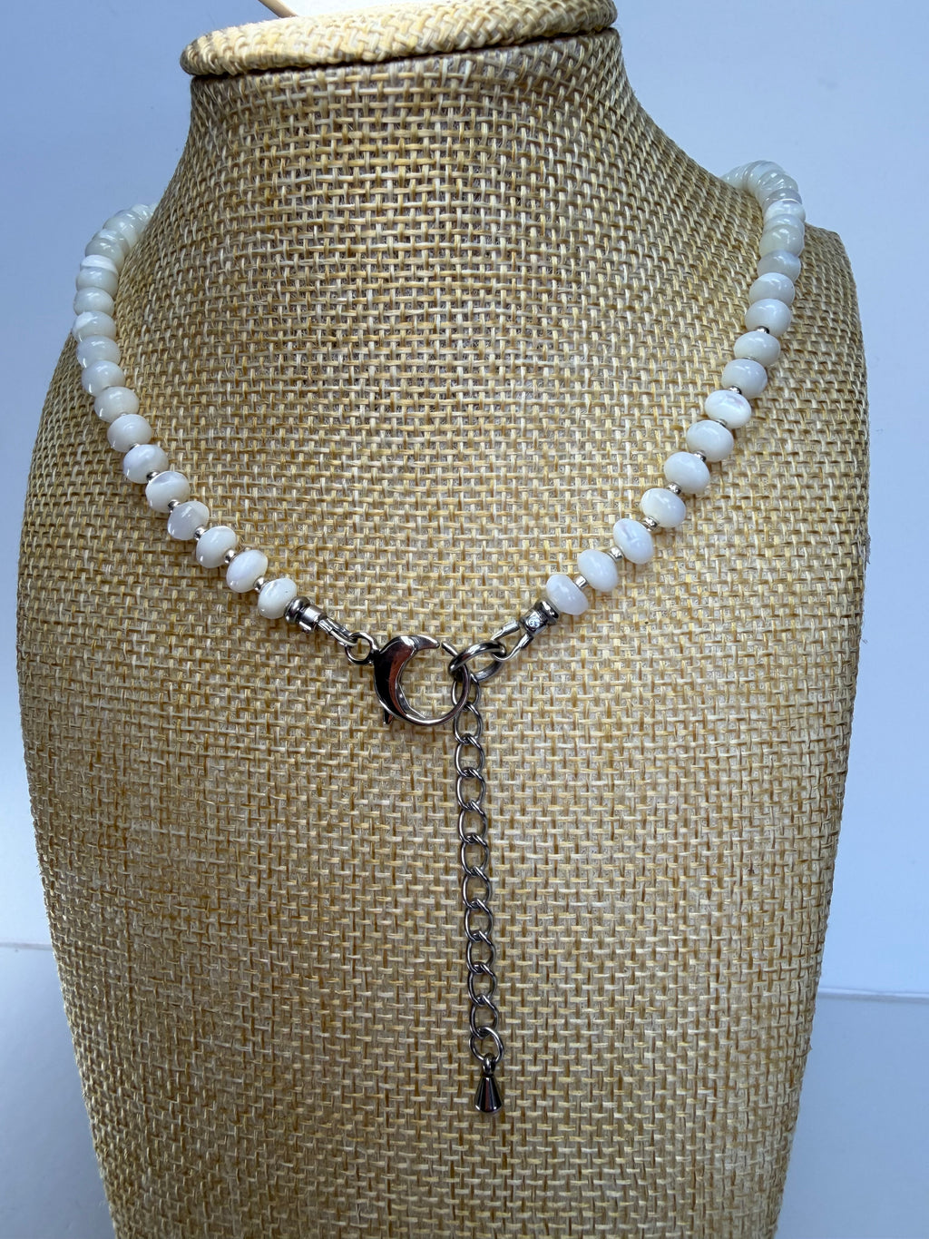 Kingman Turquoise & Baja Mother of Pearl Necklace