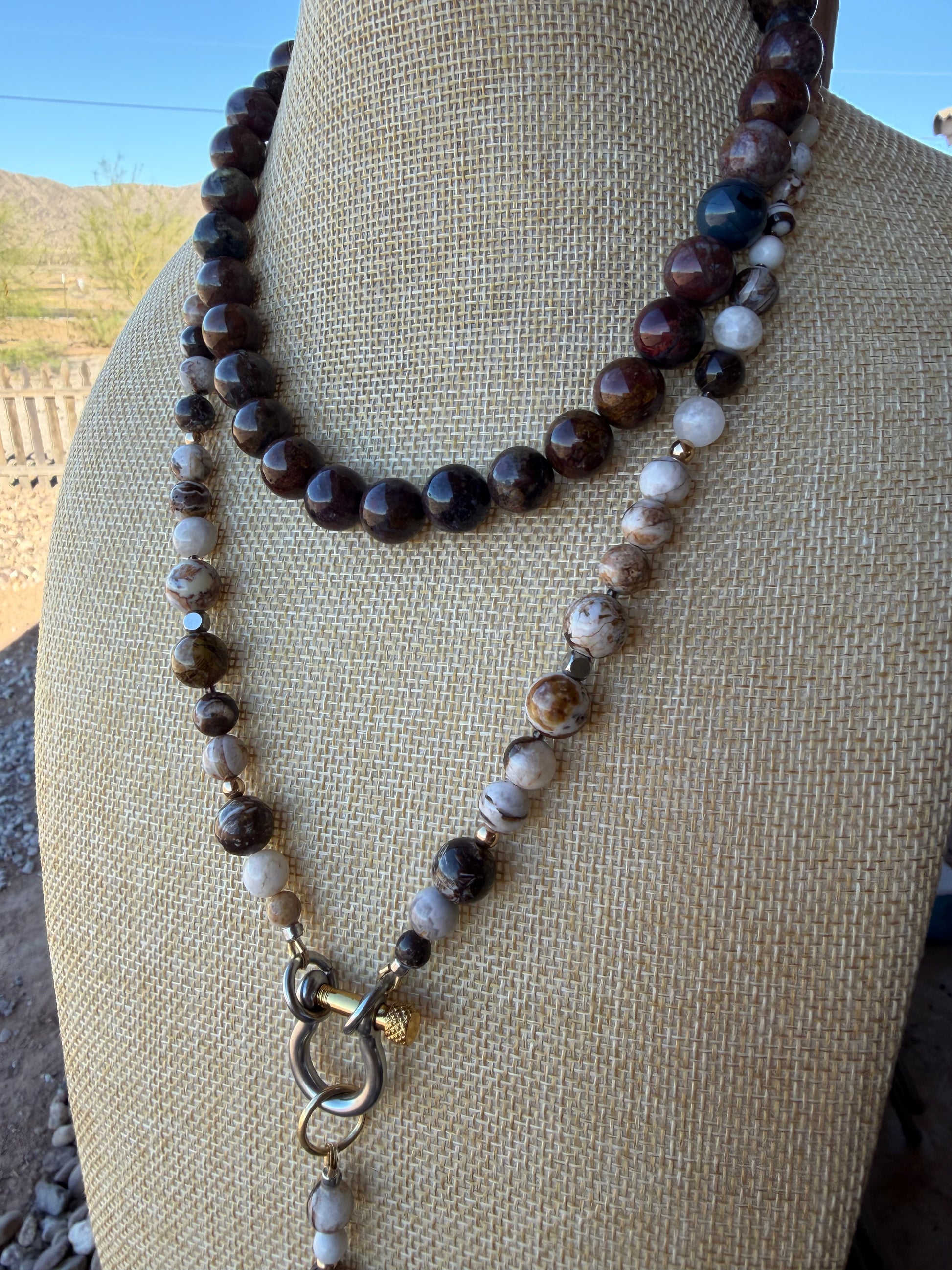 Coffee Jasper Necklace