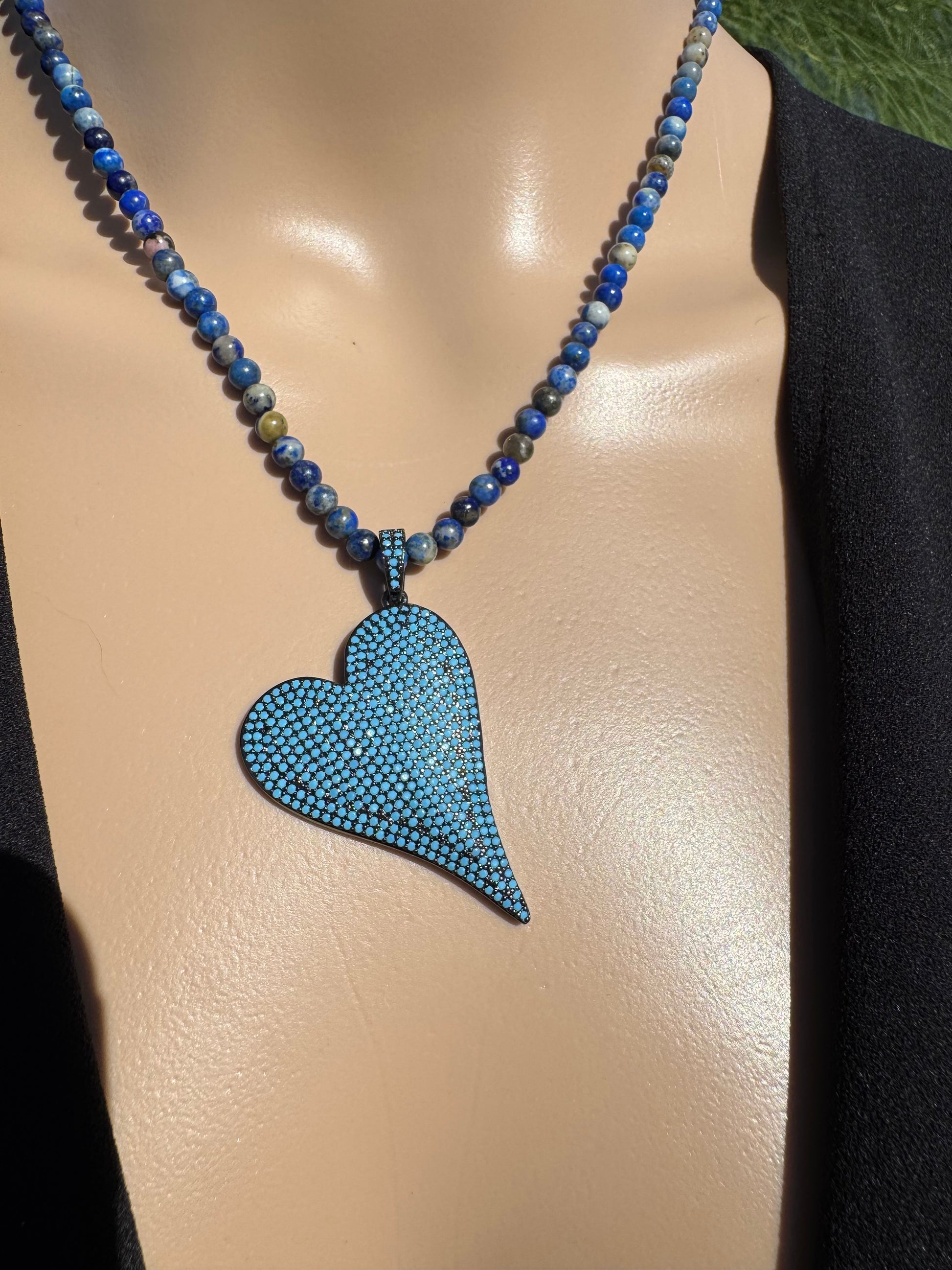 Simple Handmade Gemstone Necklaces – 16” (with 2” extender)