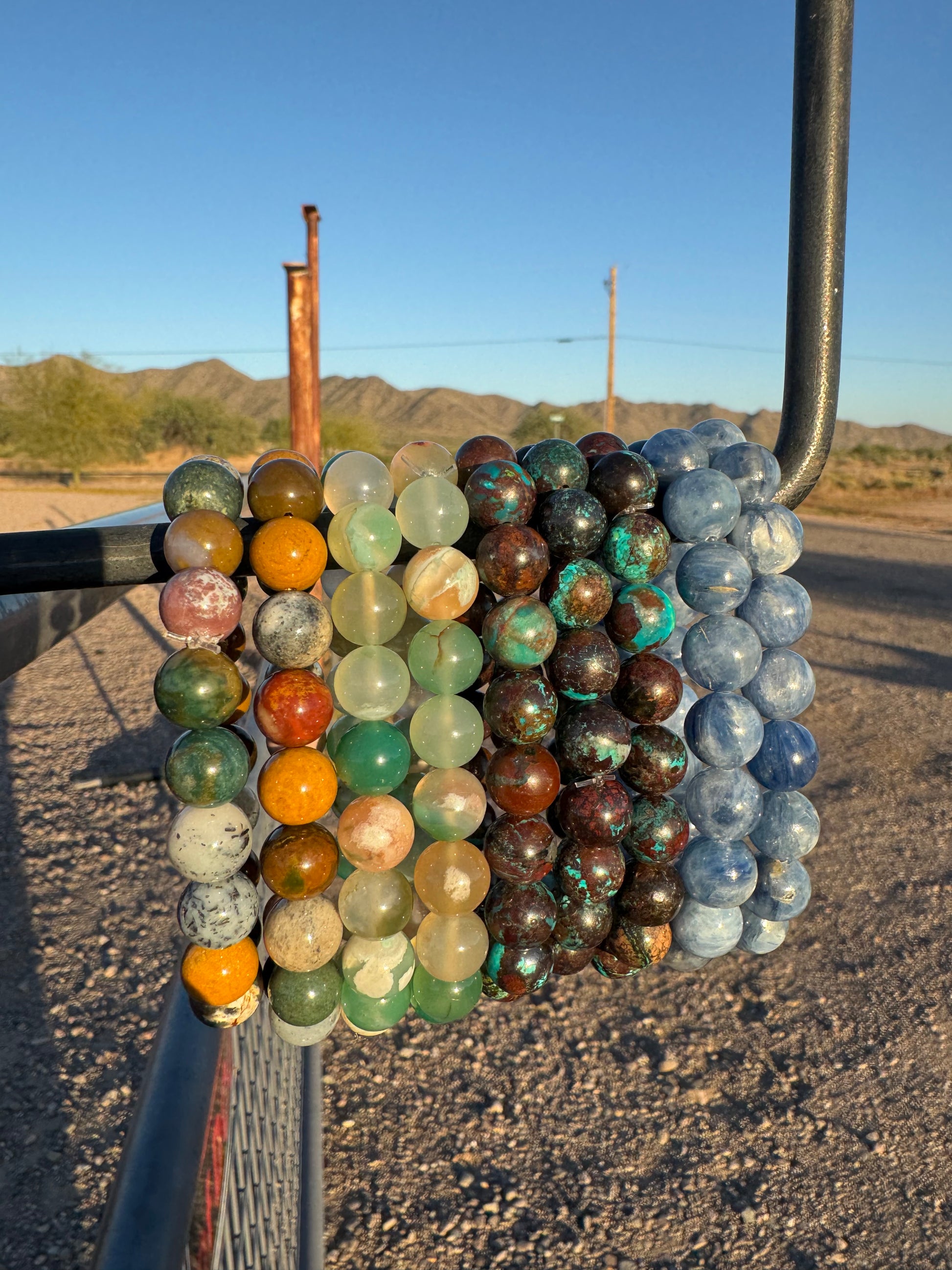 Natural Chrysocolla, Cuprite & Malachite