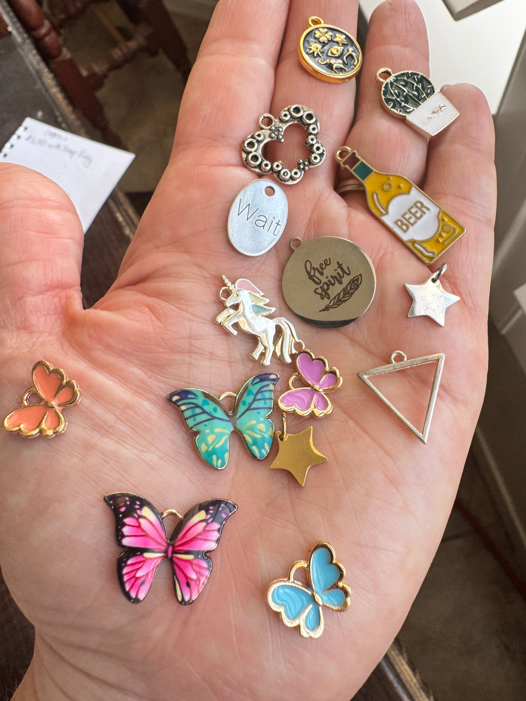 Whimsical Charm Drop - Less Than $7