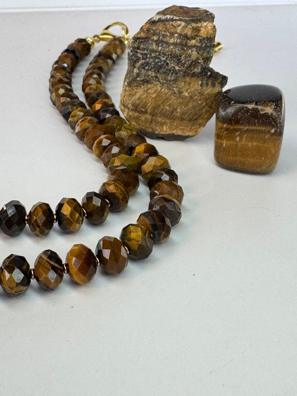 Tiger's Eye Faceted Necklace