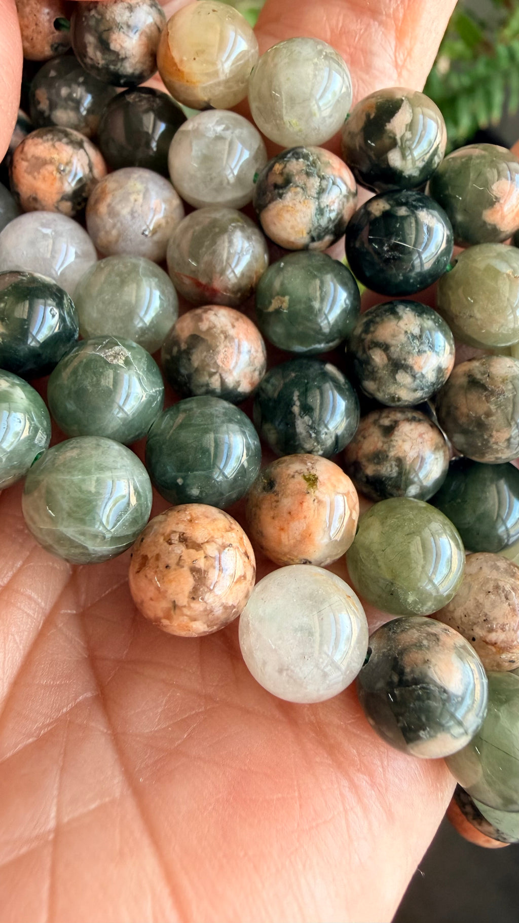 Natural Cherry Blossom Landscape Quartz (Lodolite)
