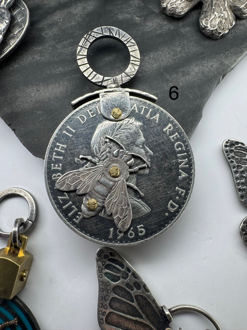 Handmade Pendants & one Ring