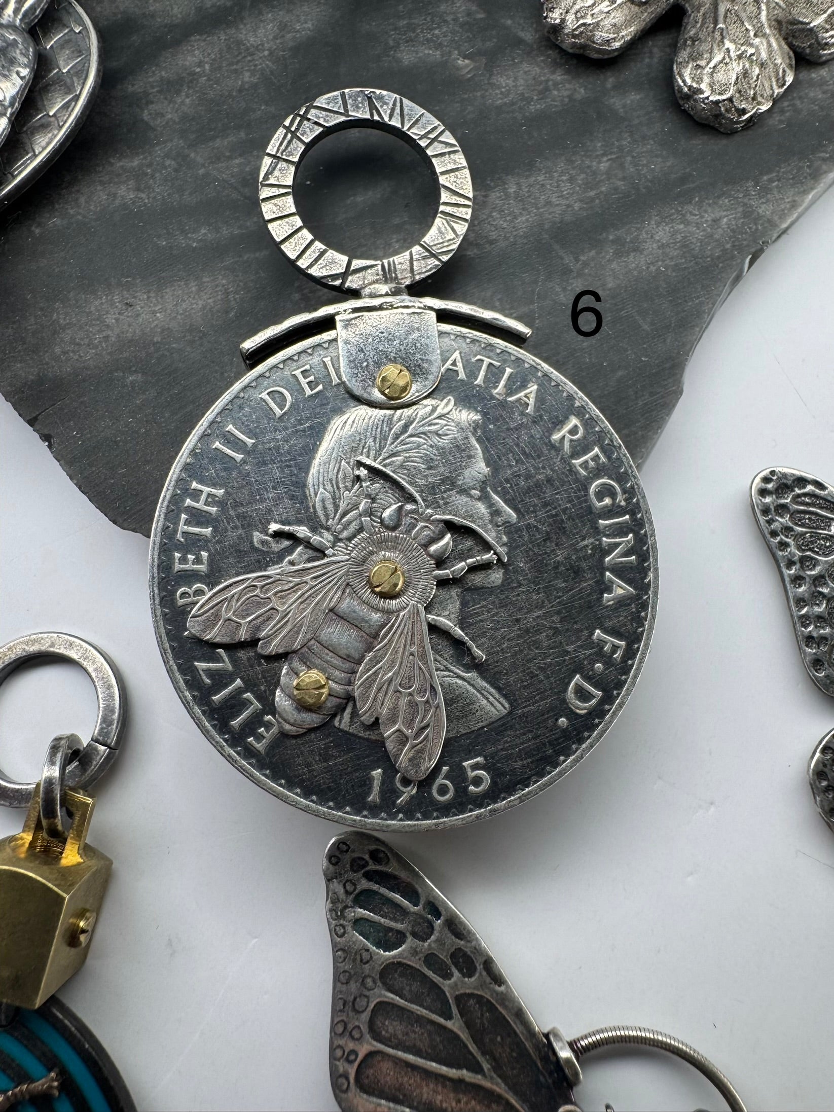 Handmade Pendants & one Ring