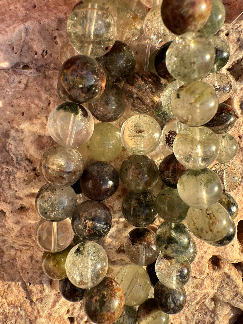 Rutilated Phantom Quartz