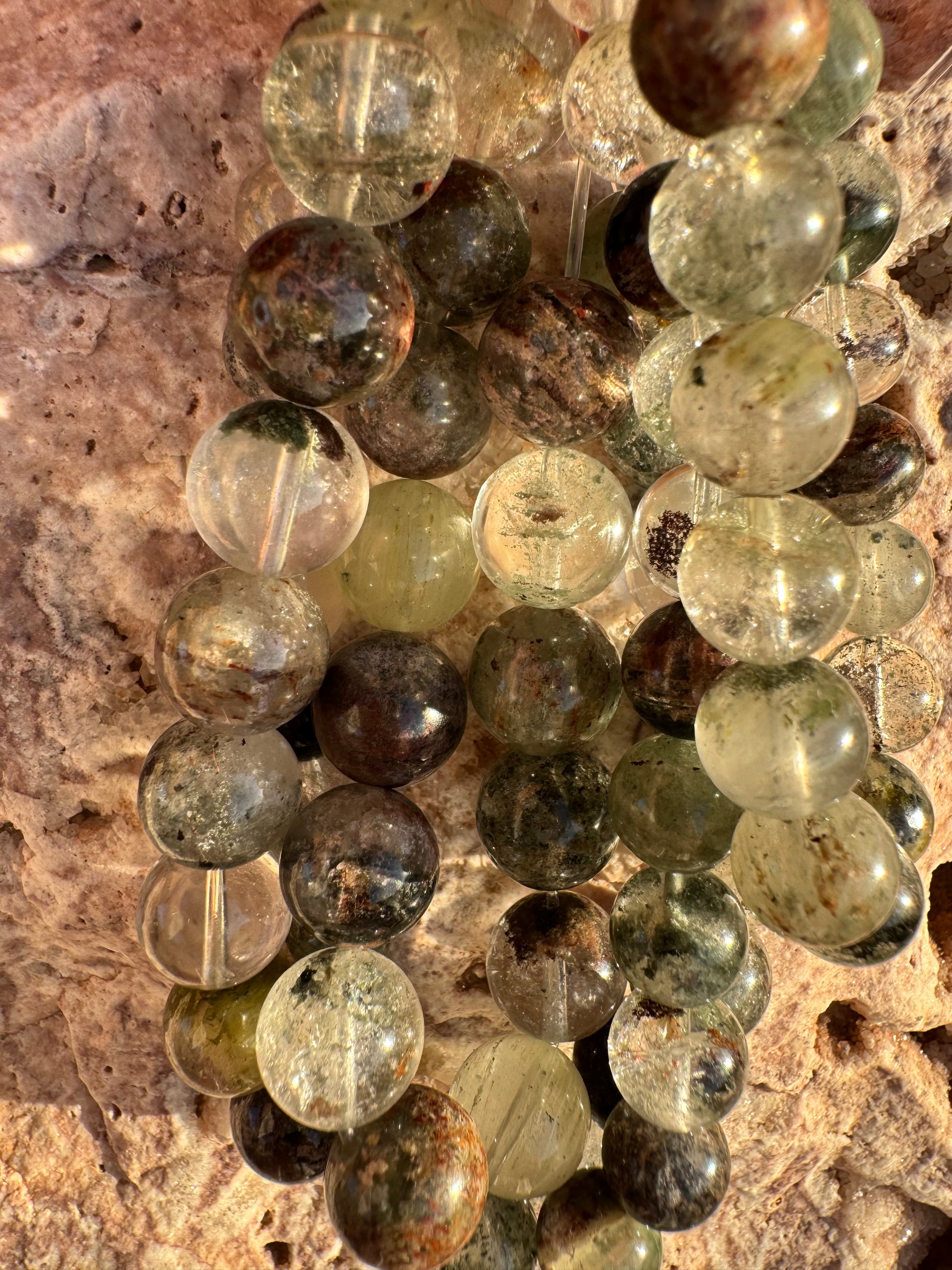 Rutilated Phantom Quartz