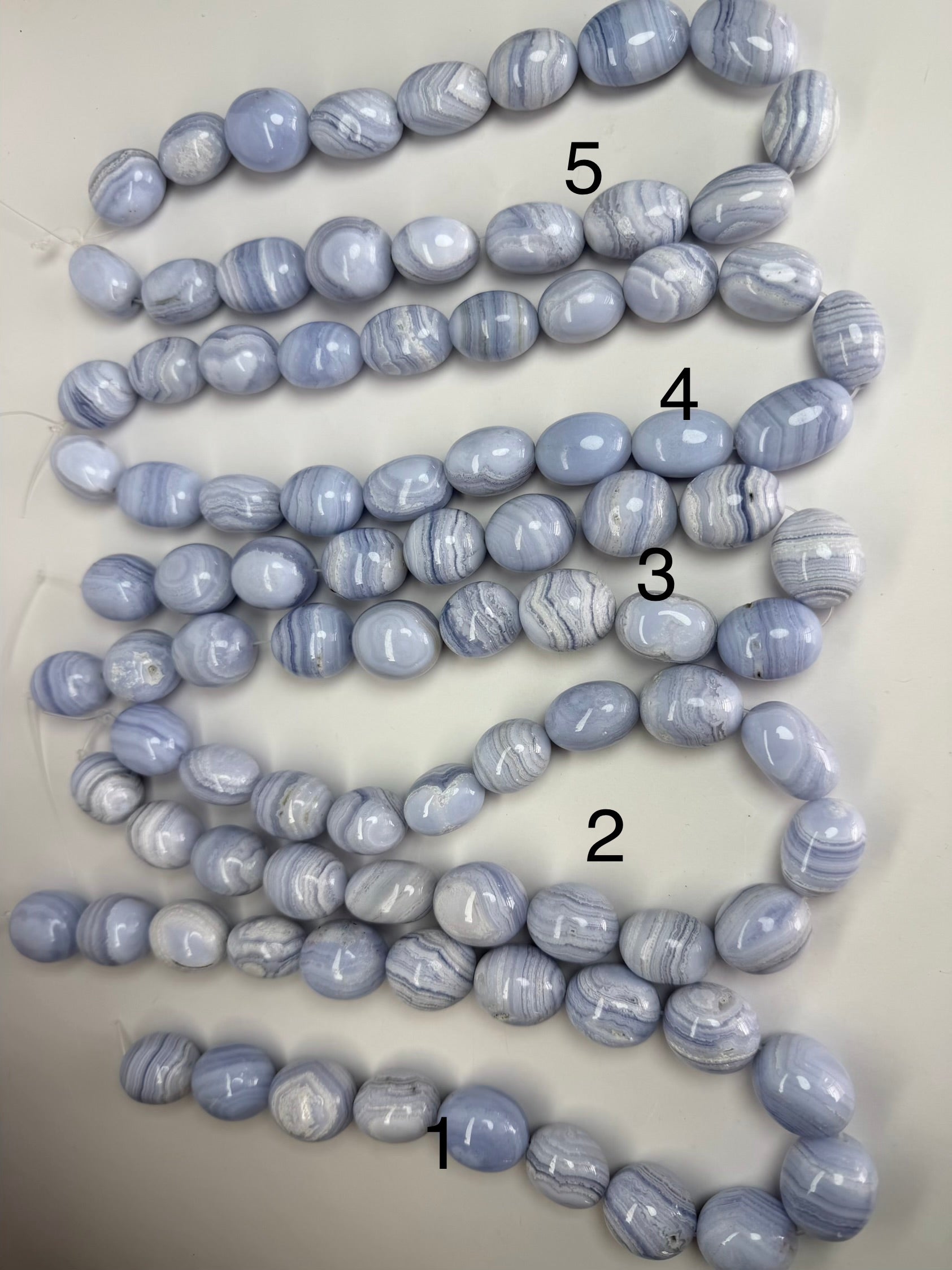 Blue Lace Agate - Custom Length