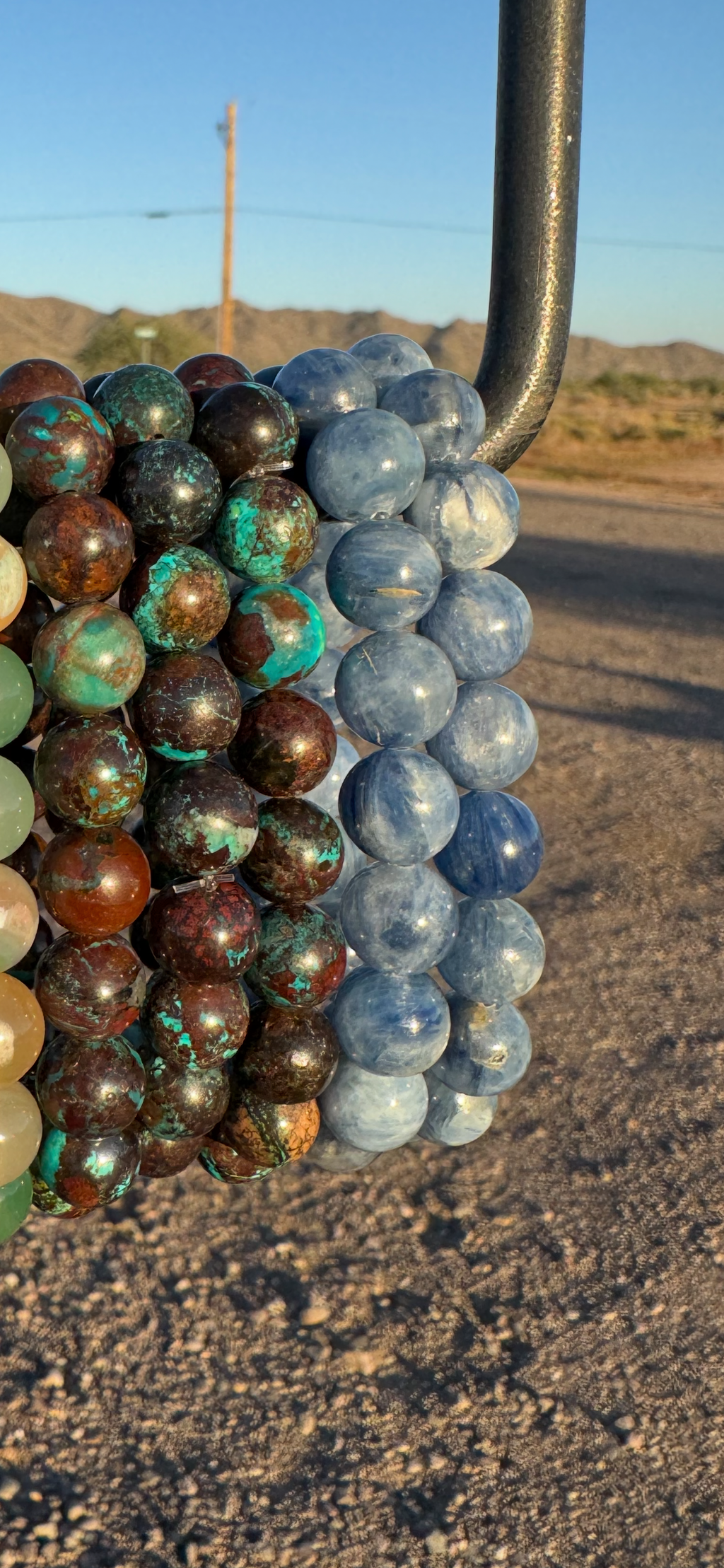 Natural Chrysocolla, Cuprite & Malachite