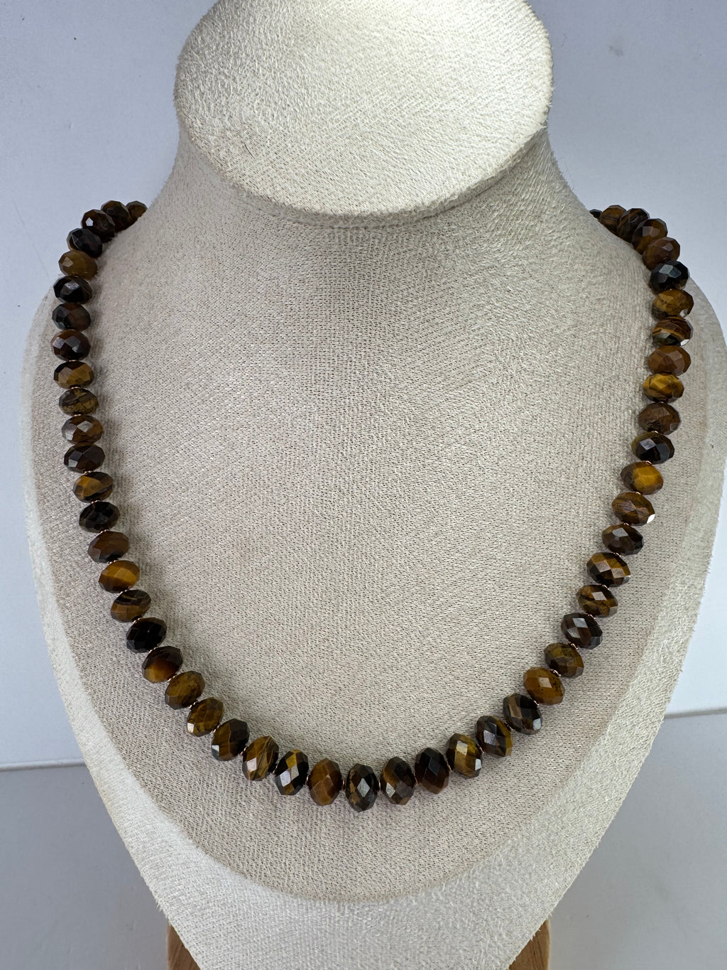 Tiger's Eye Faceted Necklace