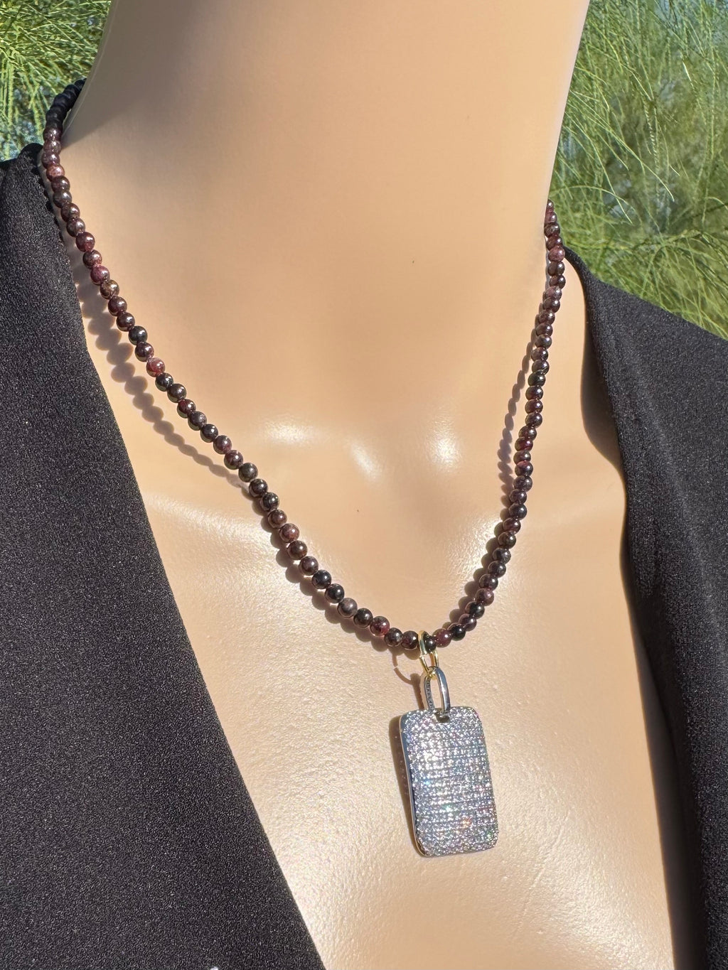 Simple Handmade Gemstone Necklaces – 16” (with 2” extender)