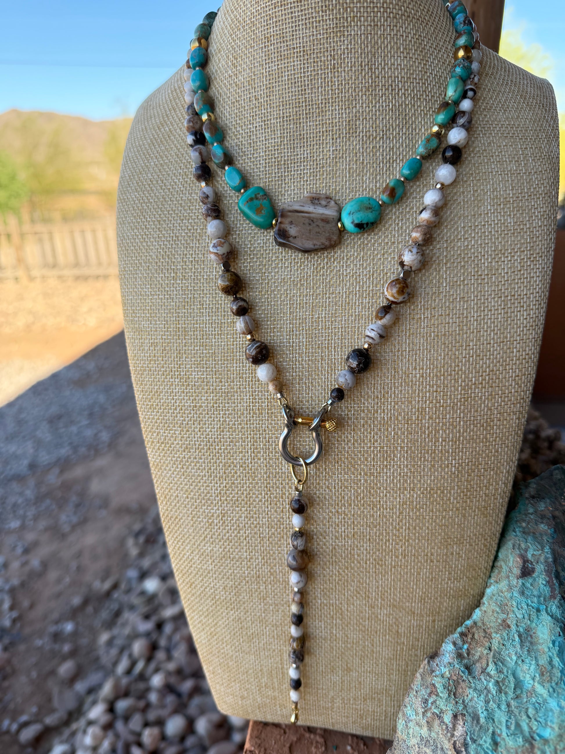 Coffee Jasper Necklace
