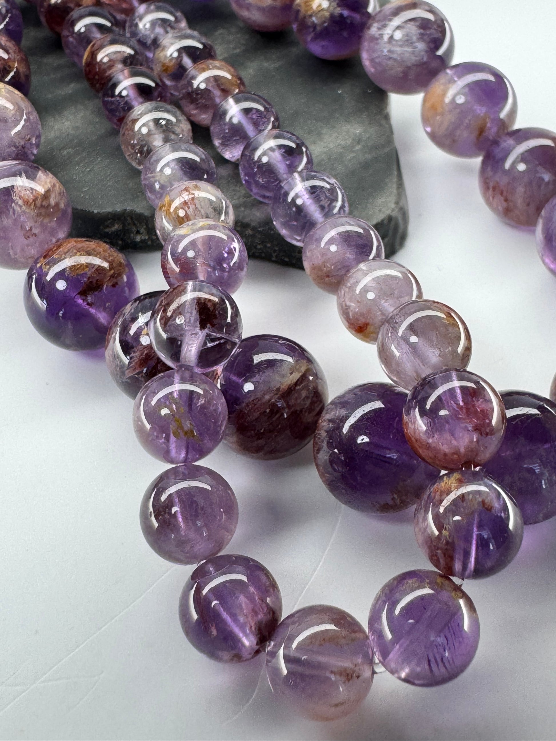 Super Seven Quartz (Amethyst with Lepidocrocite Inclusions)