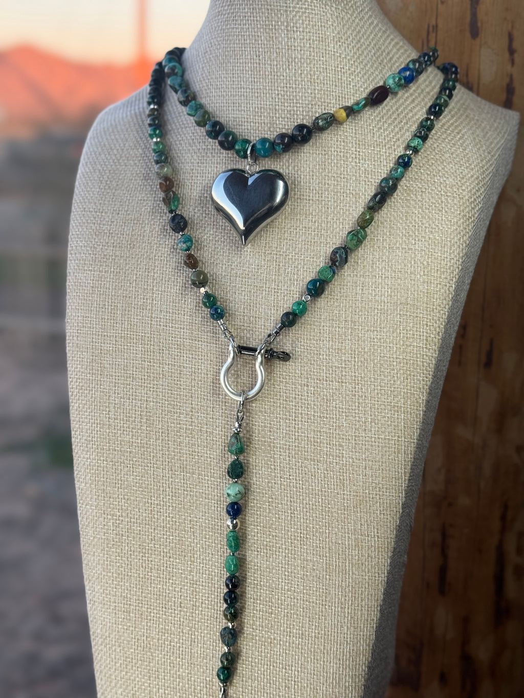 Chrysocolla Signature Wrap Necklace