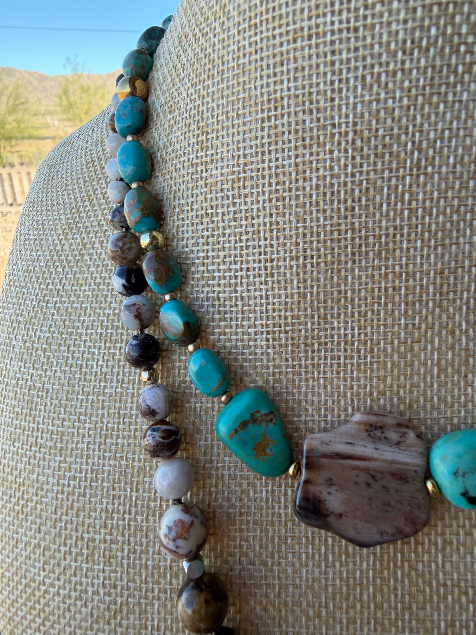 Coffee Jasper Necklace