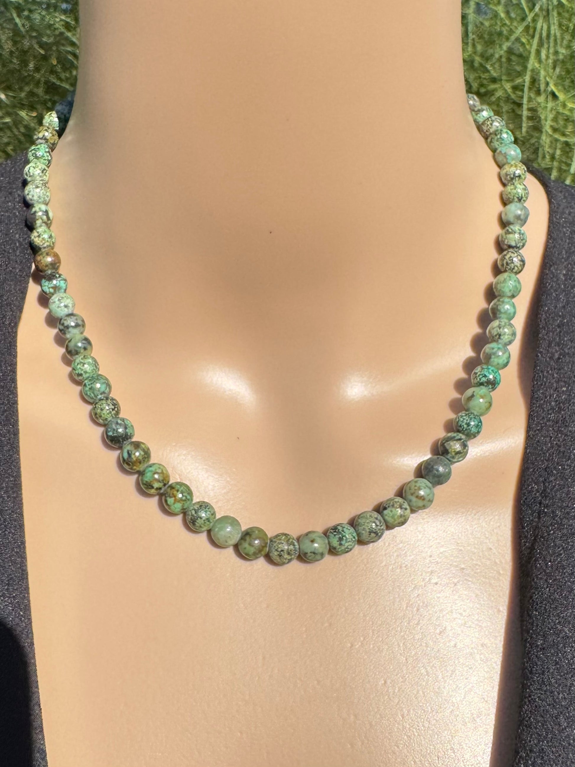 Simple Handmade Gemstone Necklaces – 16” (with 2” extender)