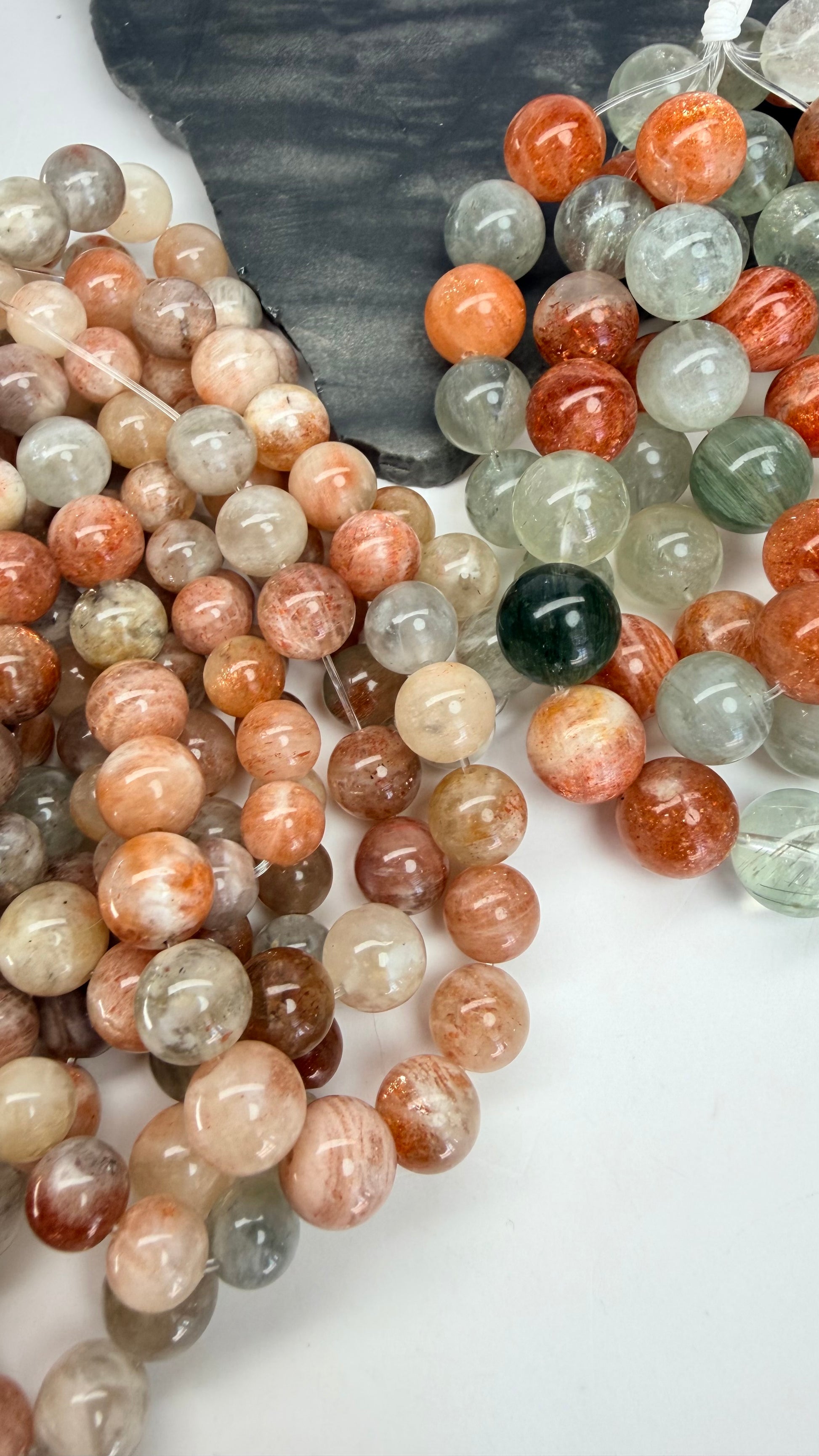 Fire Sunstone with Feldspar Variations