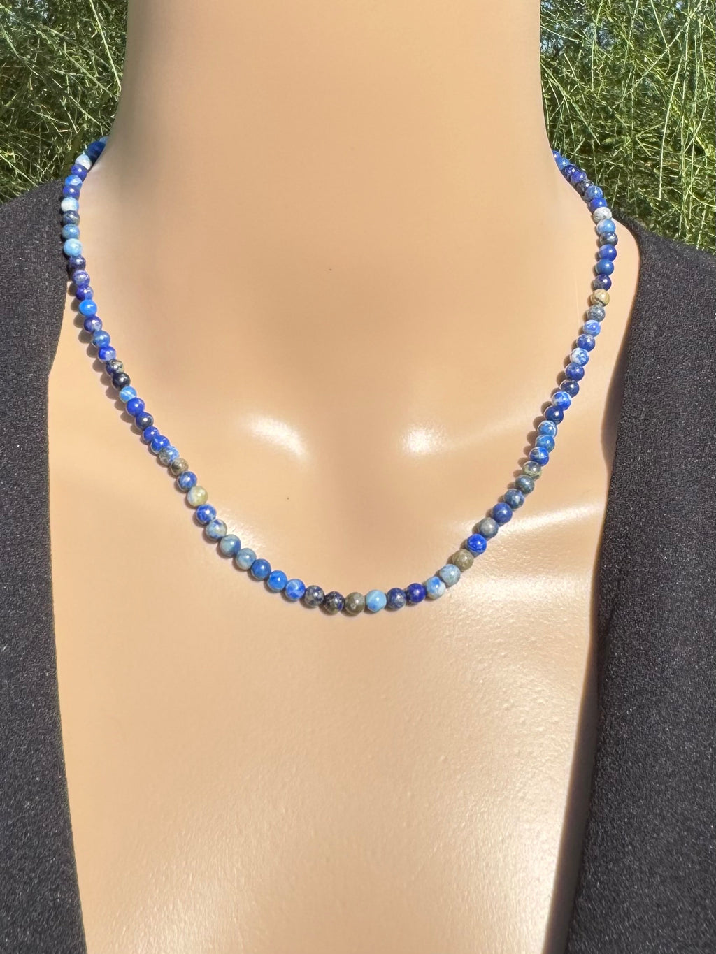 Simple Handmade Gemstone Necklaces – 16” (with 2” extender)