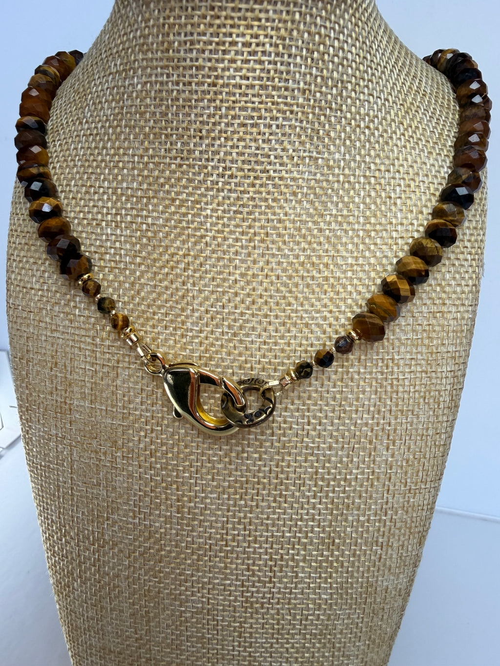 Tiger Eye Faceted Necklace