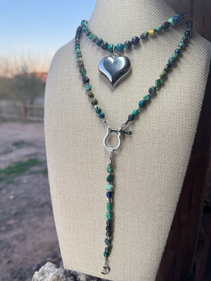 Chrysocolla Signature Wrap Necklace