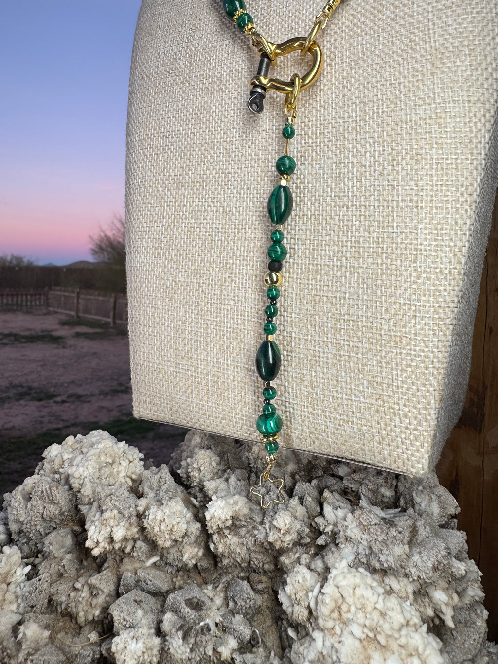 Malachite Signature Wrap Necklace