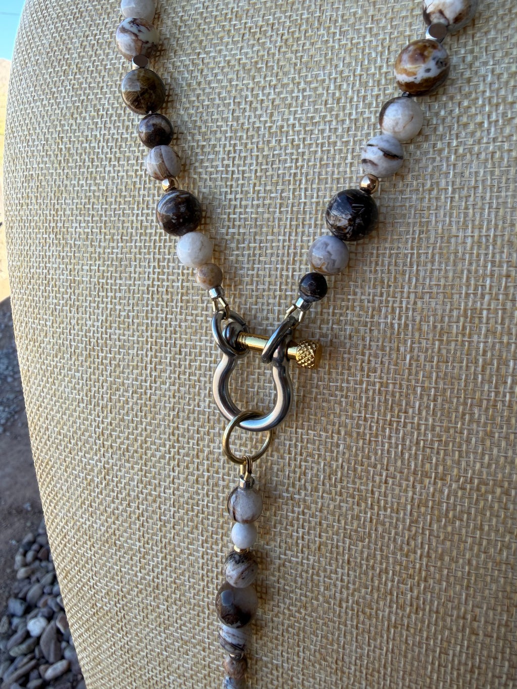 Coffee Jasper Necklace