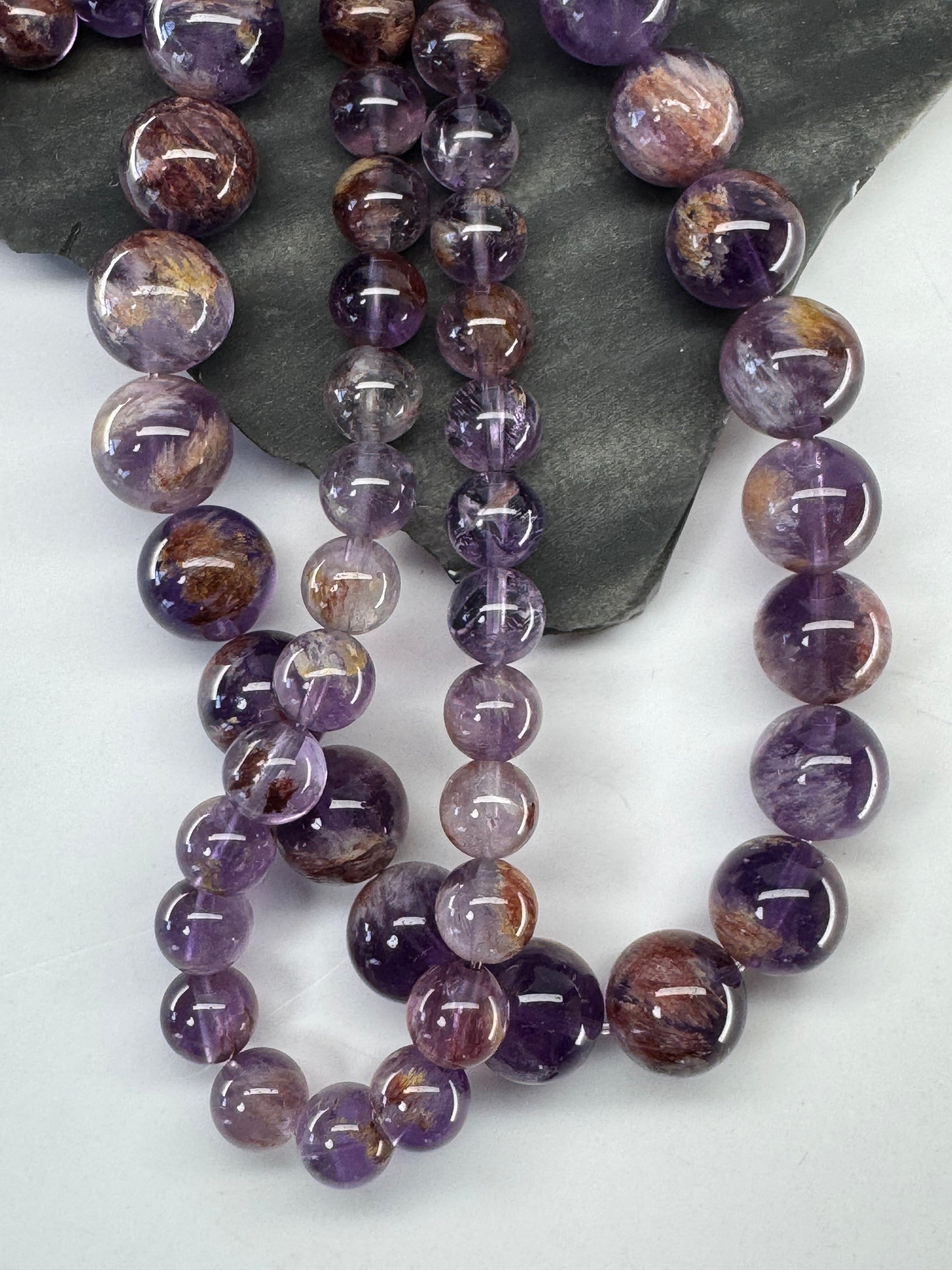 Super Seven Quartz (Amethyst with Lepidocrocite Inclusions)