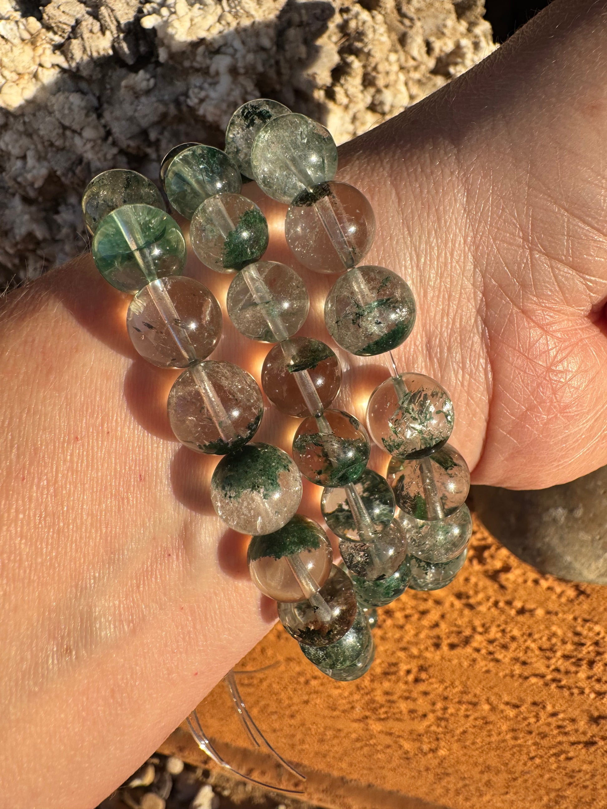 Green Chlorite Phantom Quartz (Inclusion Quartz)