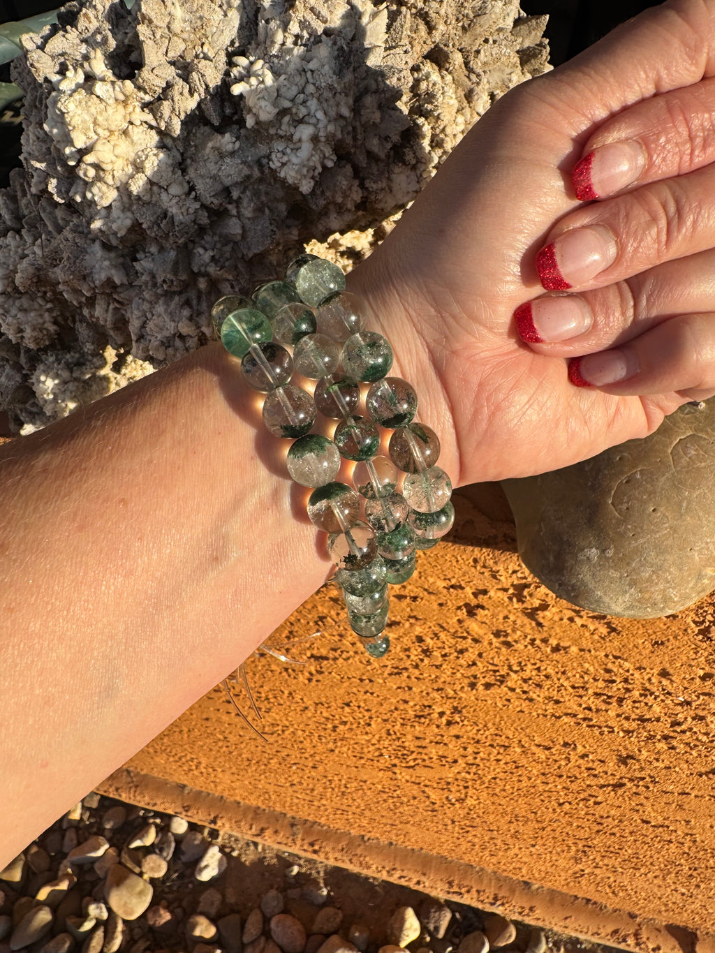 Green Chlorite Phantom Quartz (Inclusion Quartz)