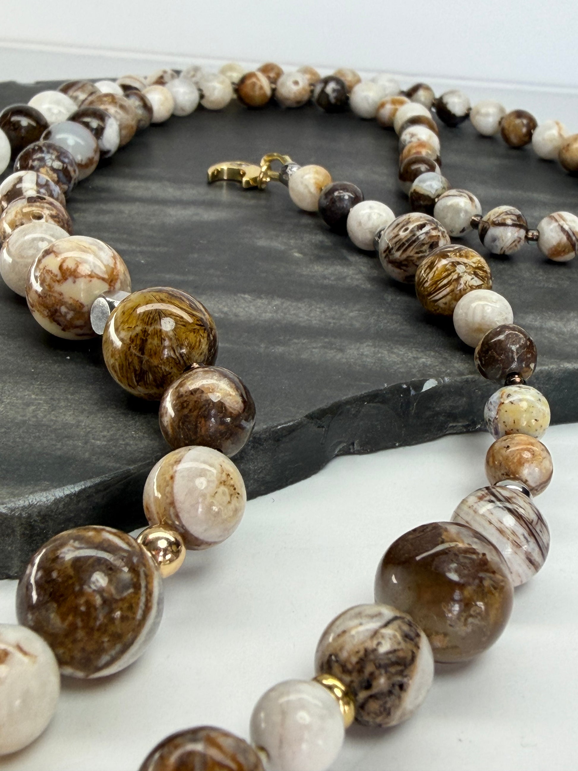 Coffee Jasper Necklace