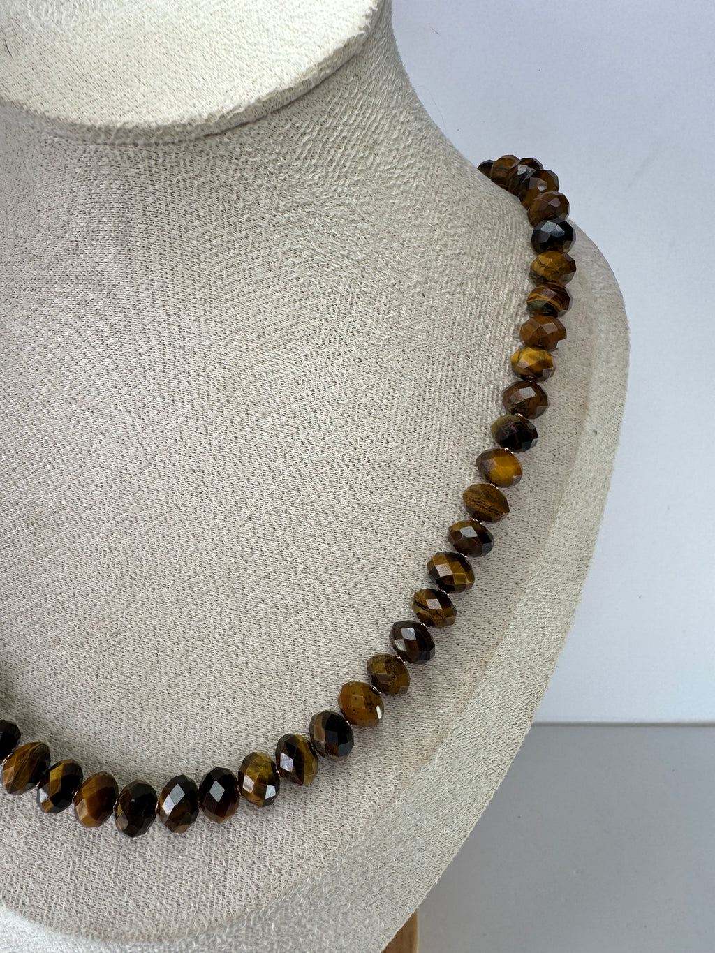 Tiger's Eye Faceted Necklace